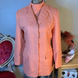 Stephanie Andrew Salmon Blazer 🧡